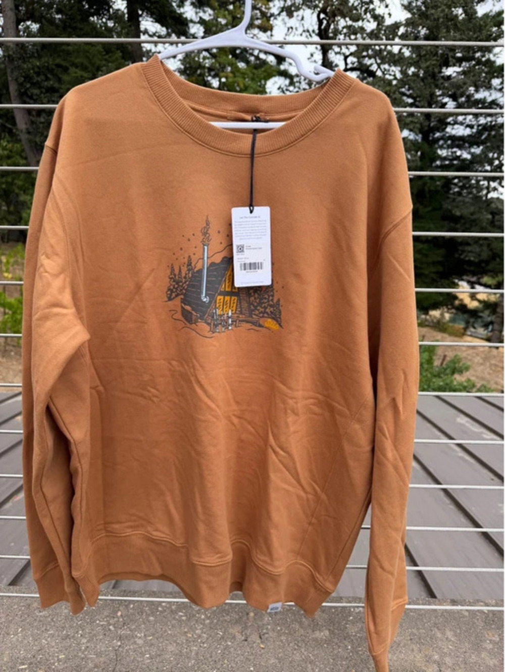 NWT Stio Aframe Apres Crew Pullover Sweatshirt size XL